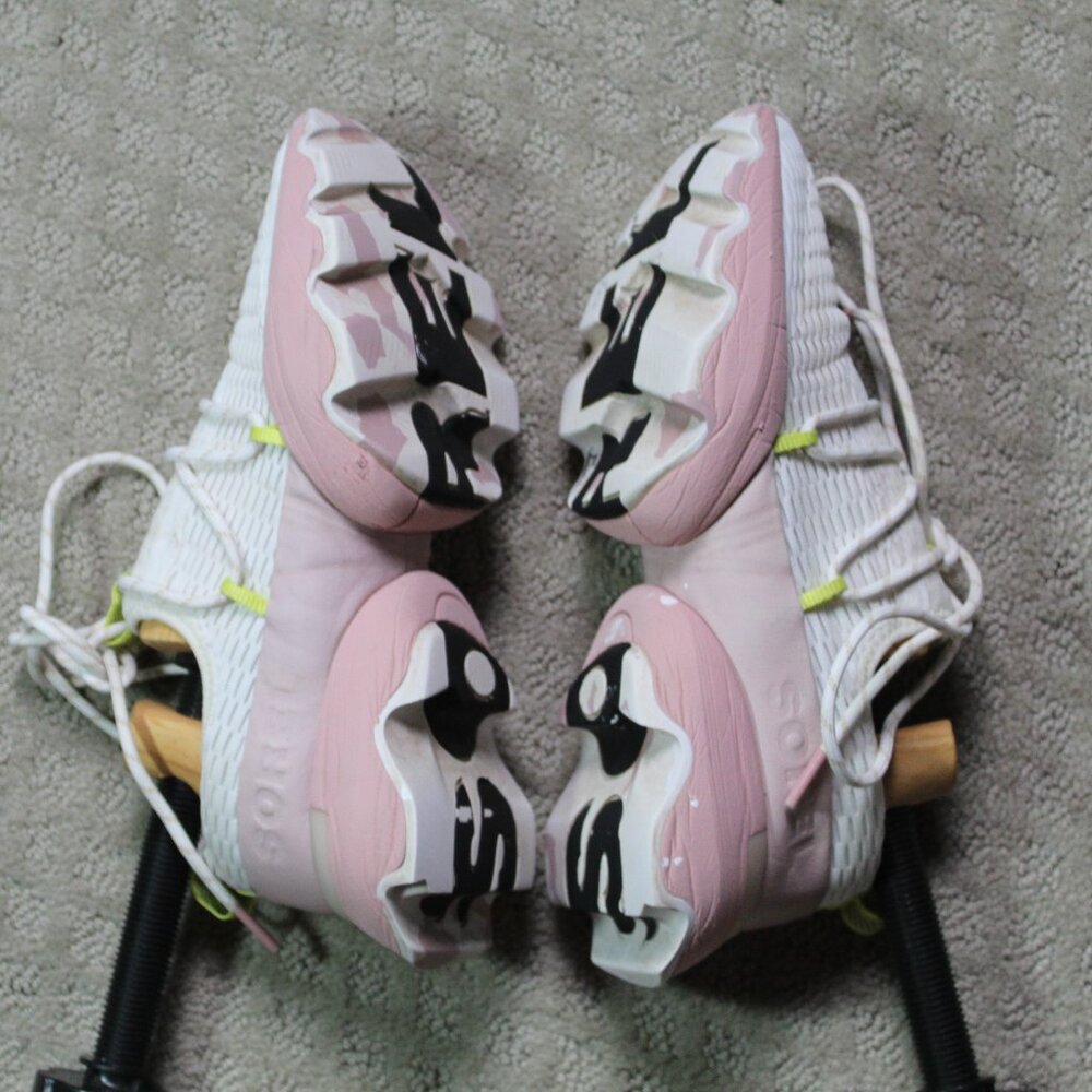 Sorel Women's 8.5 Pink White Sneakers NL4694-101 - Picture 4 of 6